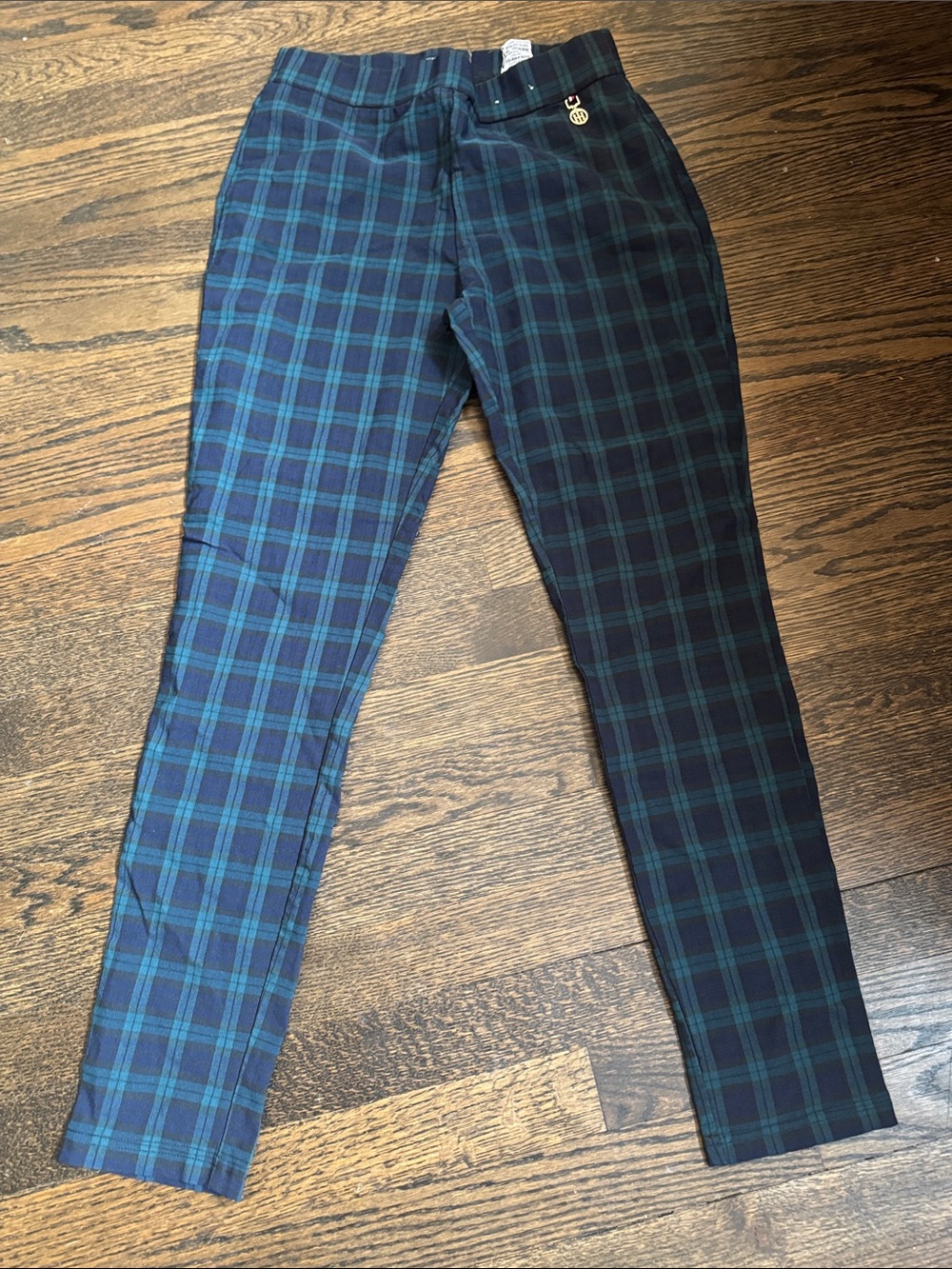 Tommy Hilfiger Vintage Y2k Straight Leg Plaid Trousers Size 10 26” Inseam